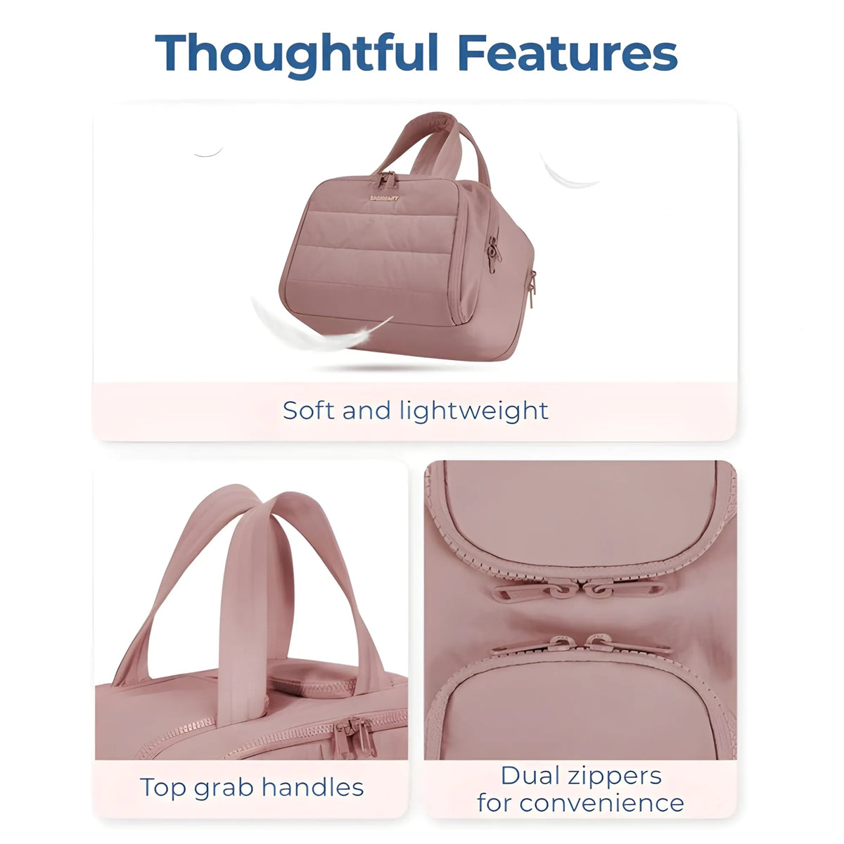 Signature Essential Polyester 4-In-1 Travel Toiletry Bag