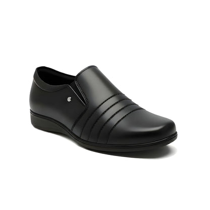 Onyx Men's Synthetic Leather Solid Slip-On Formal Shoes