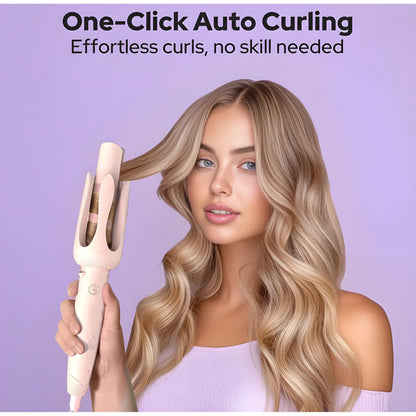 Rose Essential Plastic-Stainless Steel Automatic Hair Curler
