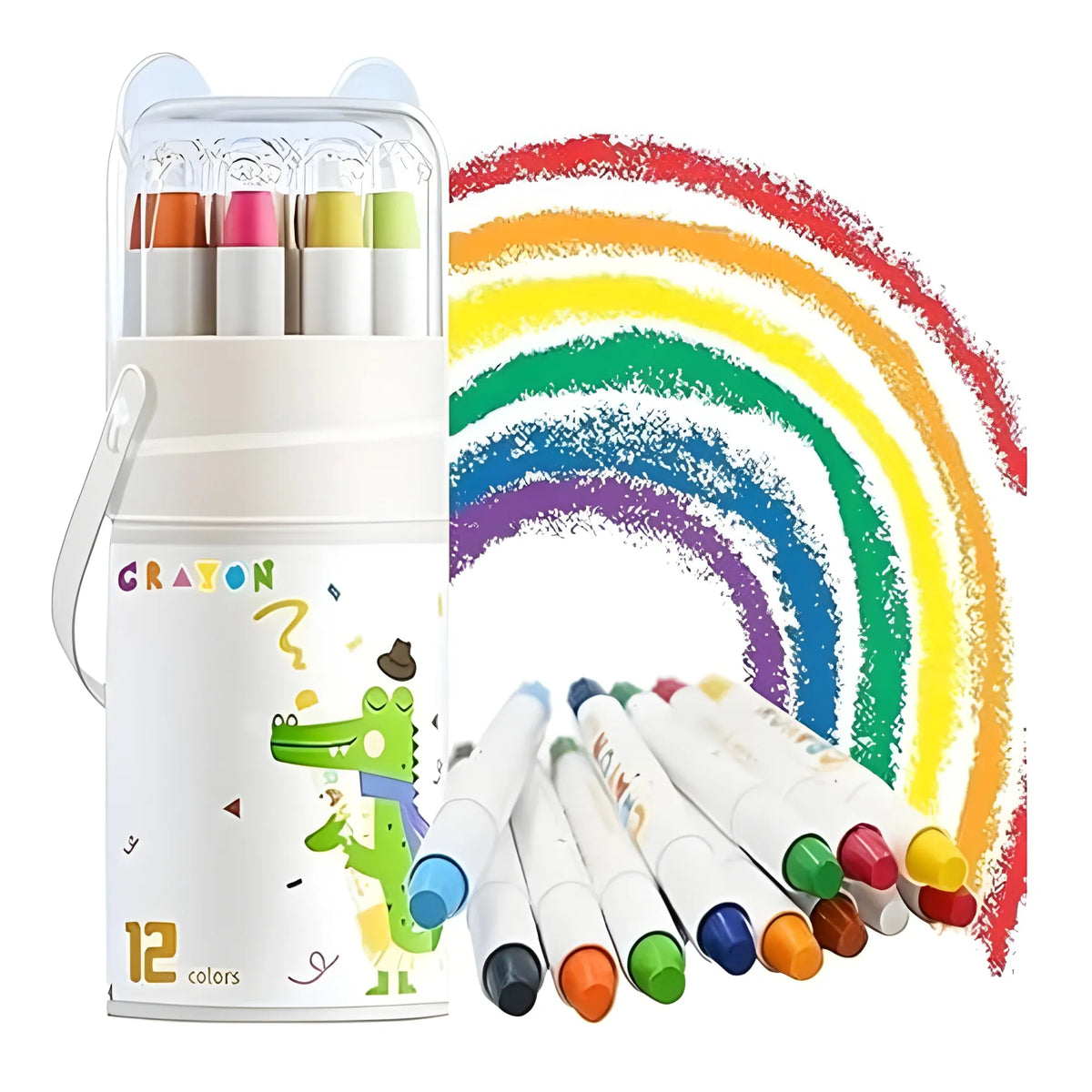Prism Essential Wax 12 pieces Crayons Colour Set