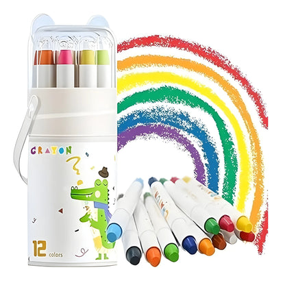 Prism Essential Wax 12 pieces Crayons Colour Set