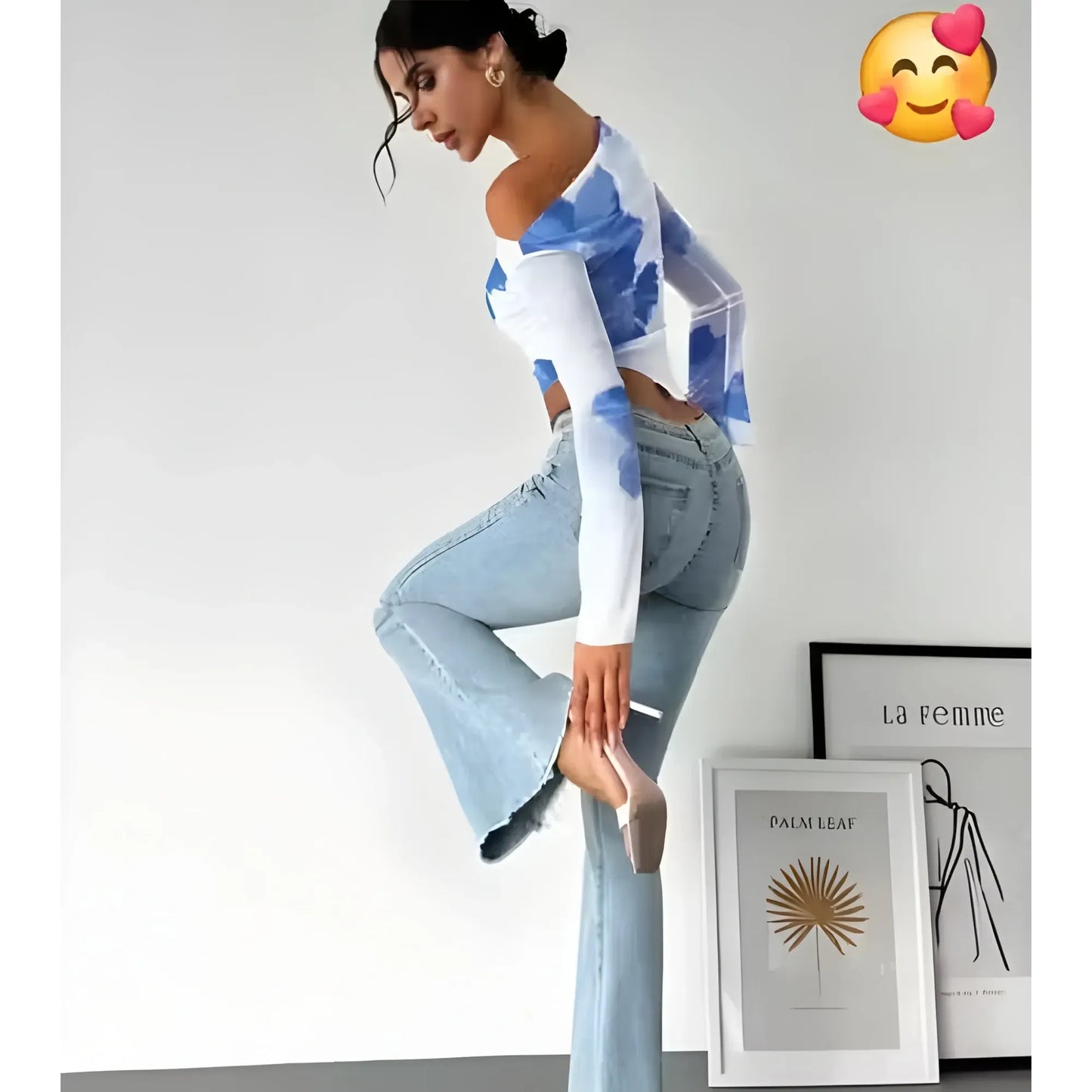 Della Floral Crop Top