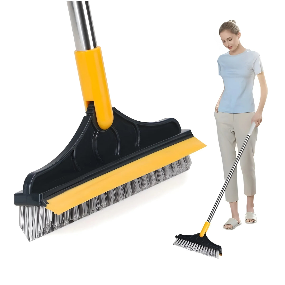 Prism Essential 2 in 1 Scrape Floor Scrubbing Brush