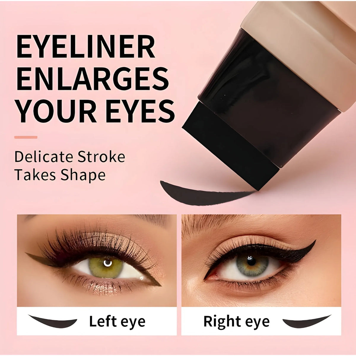 Onyx Essential Plastic Winged Eyeliner Stamp
