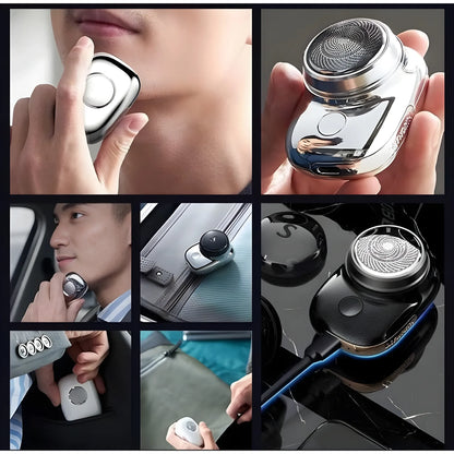 Prism Essential Stainless Steel Mini Electric Portable Shaver For Men