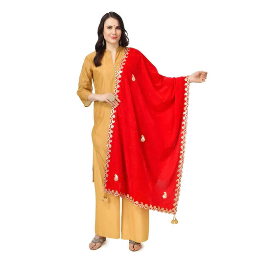 Elara Velvet Gotta Patti Dupatta