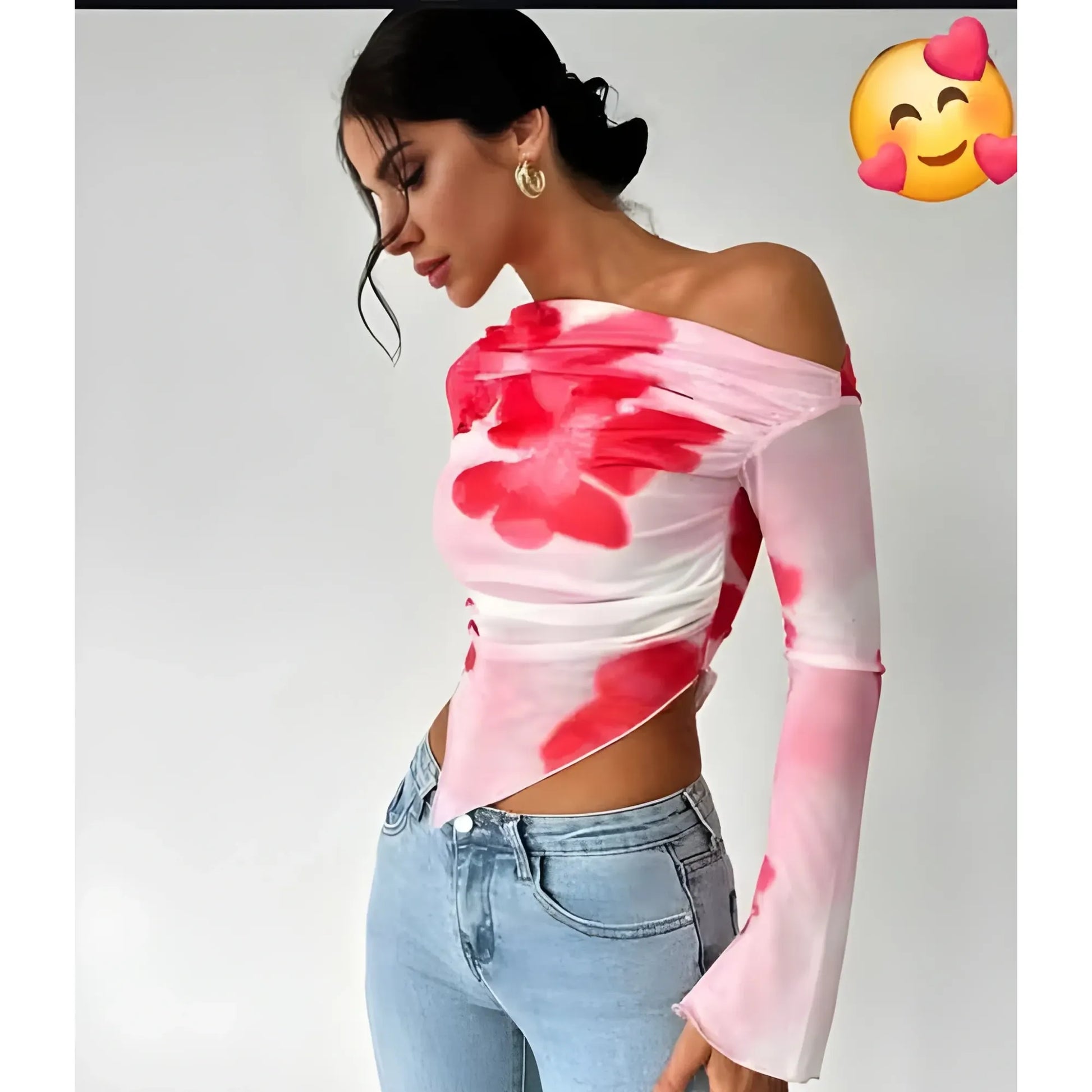 Delia Floral Crop Top