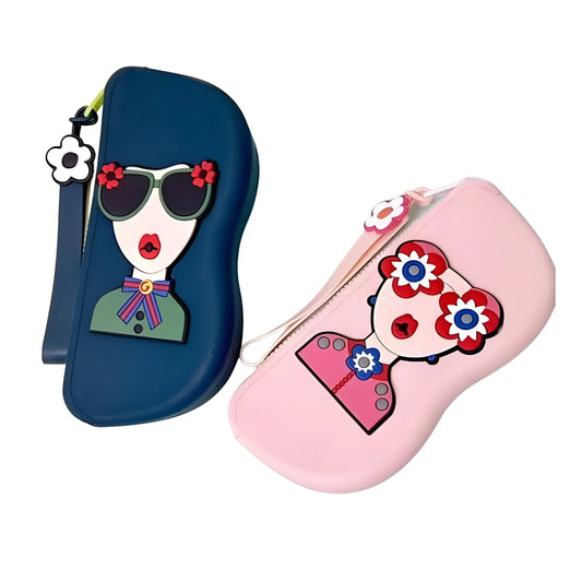 Silicone Cute Sunglass Case (Multicolor)