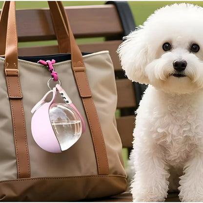 Rose Essential Plastic-Silicone Dog Water Dispenser