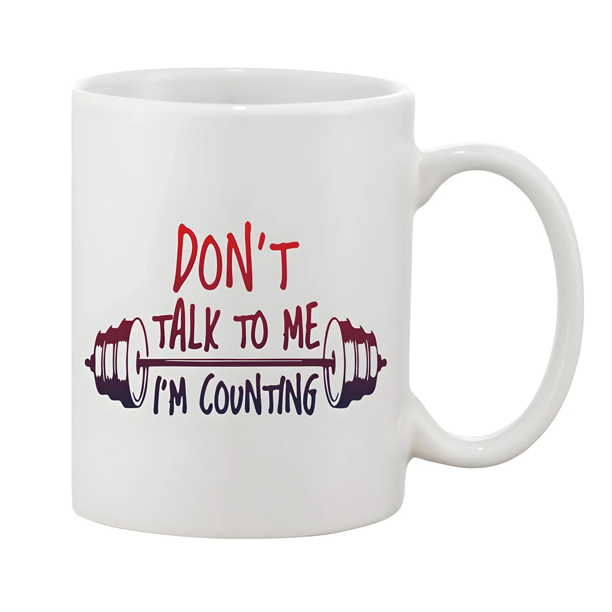 Printed Ceramic Coffee Mug - 1 Pieces, White, 11oz