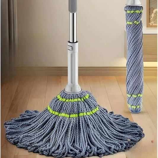 Pack of 2 Microfiber Twist Mop for Floor Cleaning (Grey)