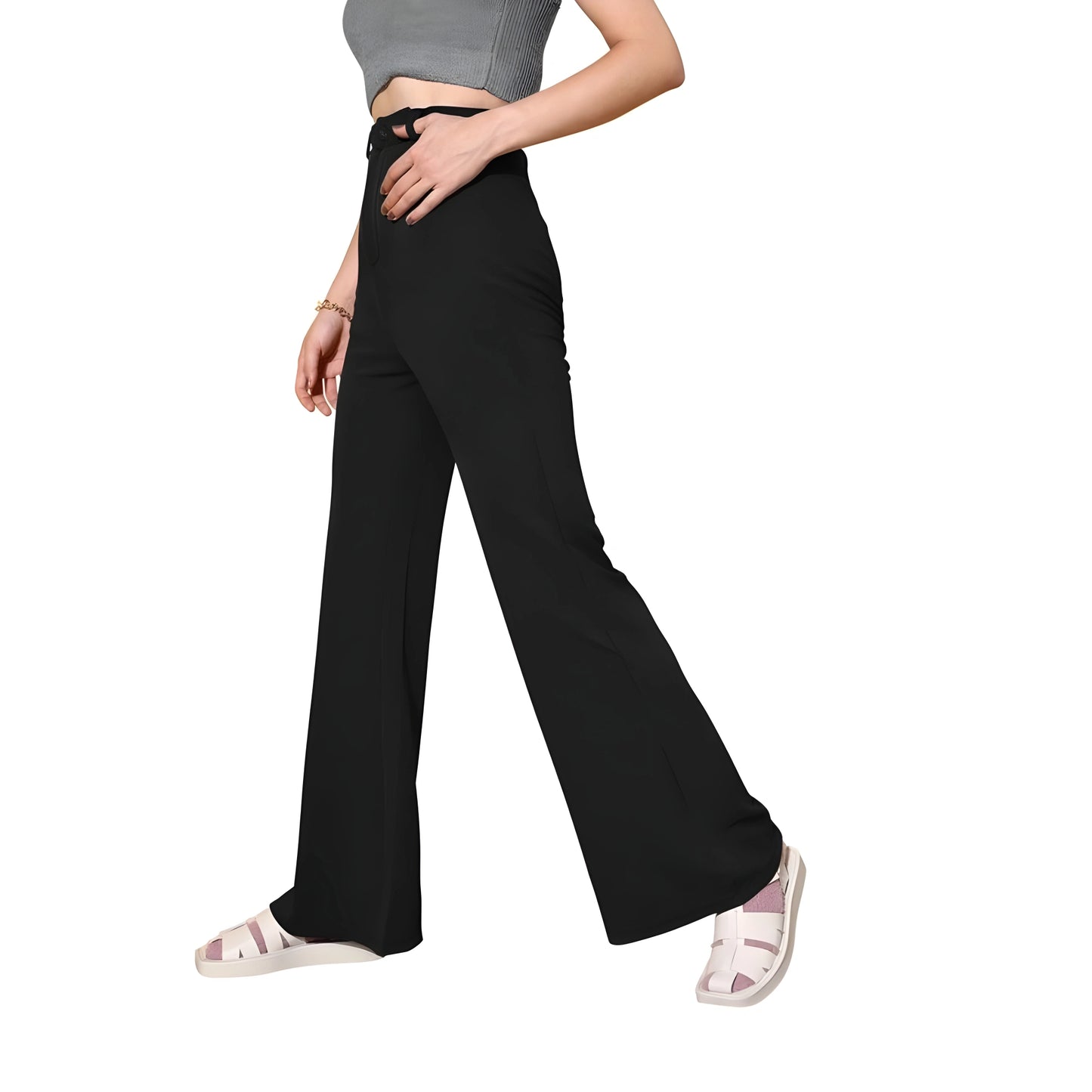 Kaia Cow Pattern Trousers