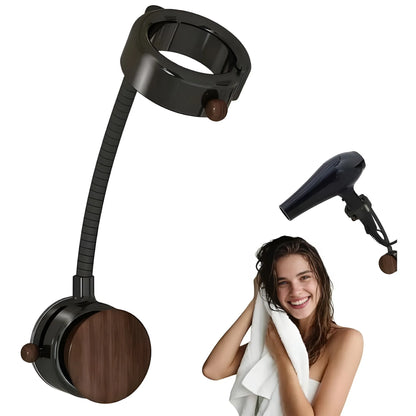 Onyx Essential Wood-Plastic Hair Dryer Holder