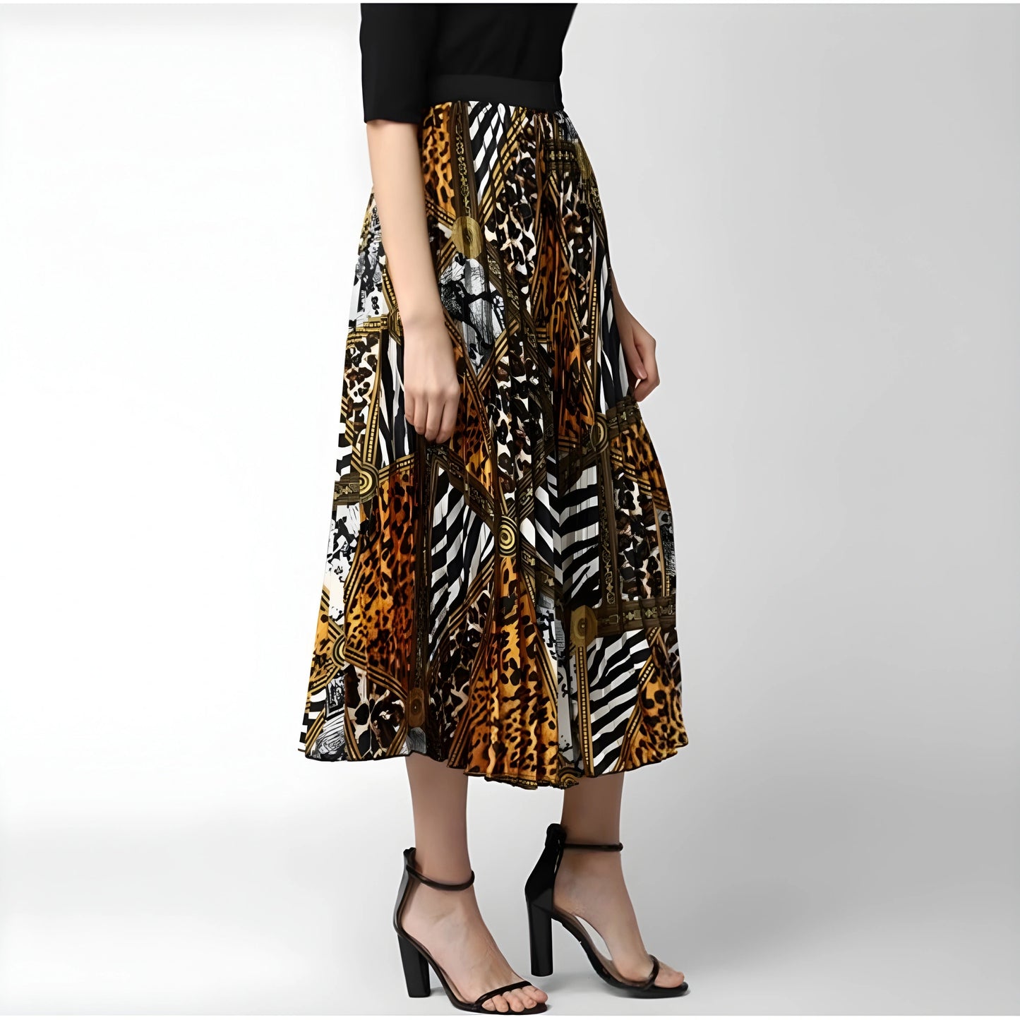 Pearl Pleated Skirt