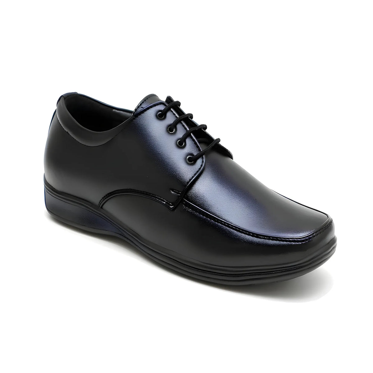 Onyx Men's Synthetic Leather Solid Lace-Up Formal Shoes