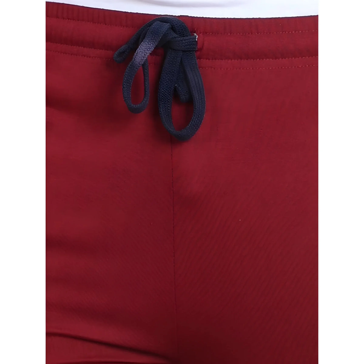 Men's Casual Cotton Striped Full Length Track Pant (maroon) | Men Signature Collection