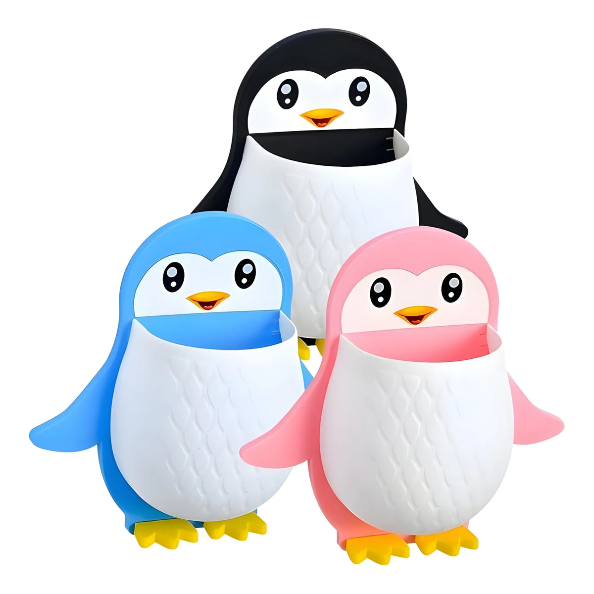 Prism Essential Wall Mounted Penguin Design Toothpaste Holder