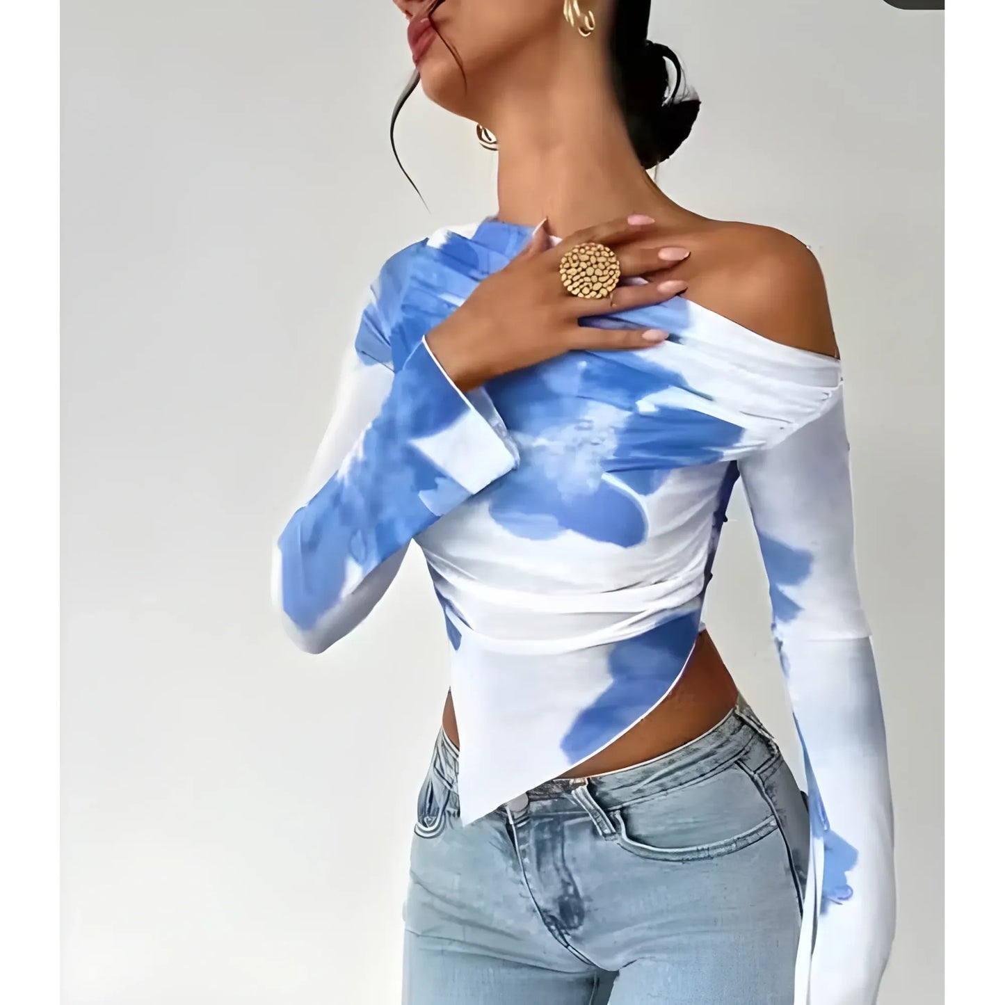 Della Floral Crop Top