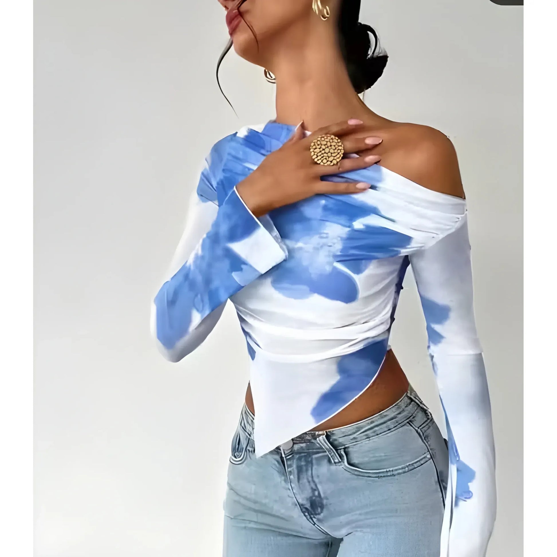 Della Floral Crop Top