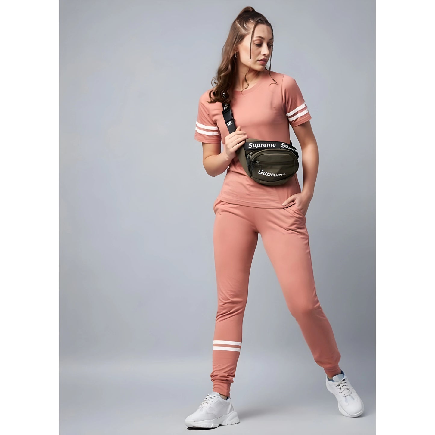 Zelia Striped Bottom Wear
