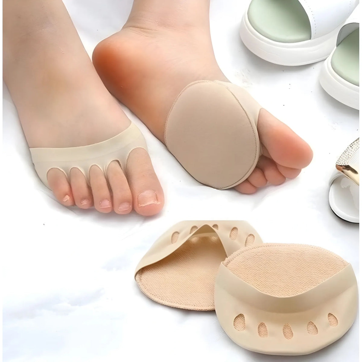 Sand Essential Pack of 2 Honeycomb Fabric Forefoot Pads