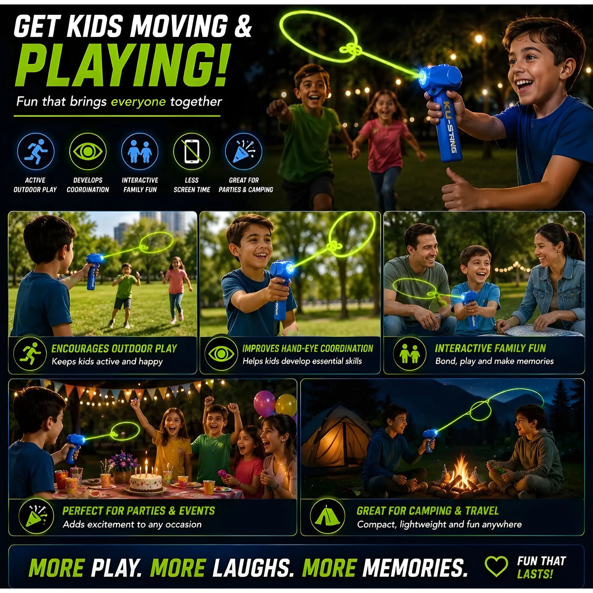Prism Essential Plastic Rope Launcher Toy