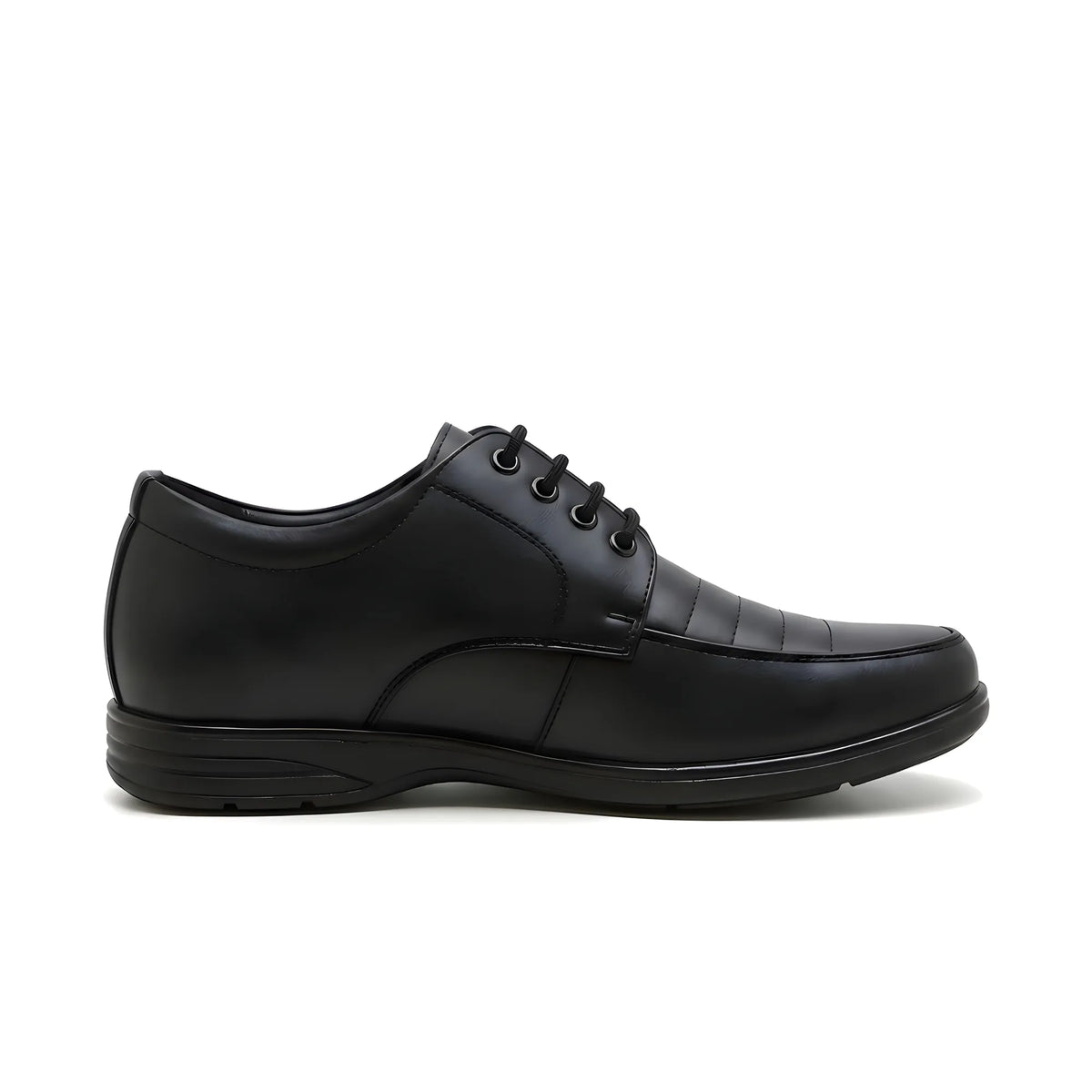 Onyx Men's Synthetic Leather Solid Lace-Up Formal Shoes