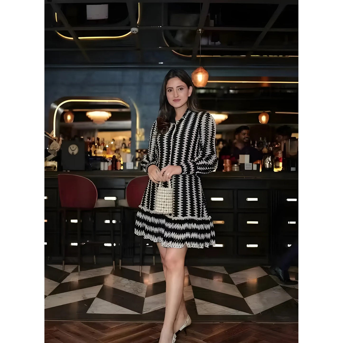 Alora Striped Dress