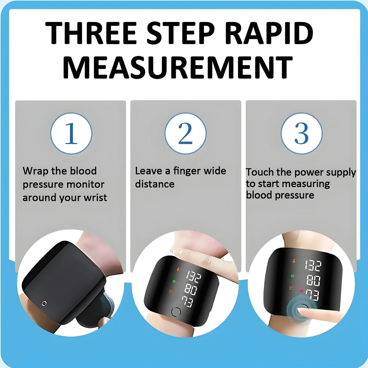 Onyx Essential Plastic Digital Wrist Blood Pressure Monitor