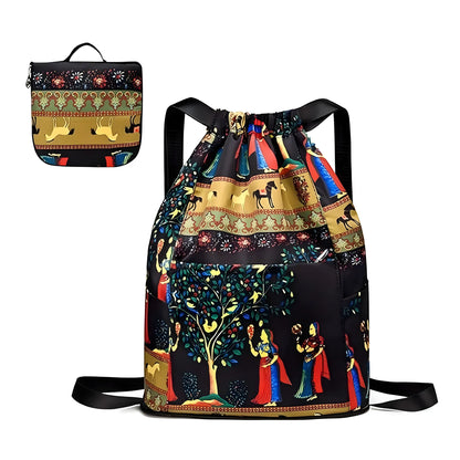 Prism Nylon-Polyester Printed Backpack