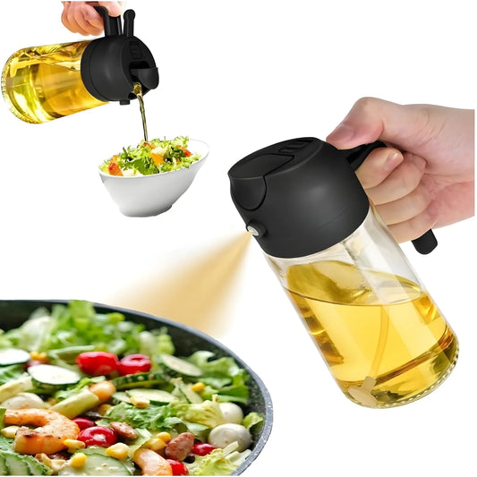 '- 2 in 1 Oil Dispenser (Black)