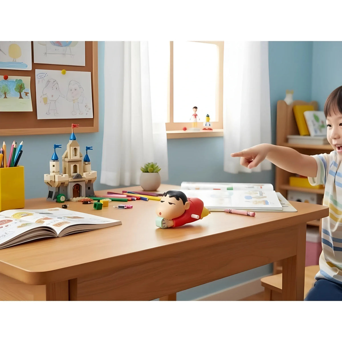 Prism Essential Plastic Crawling Shinchan Toy