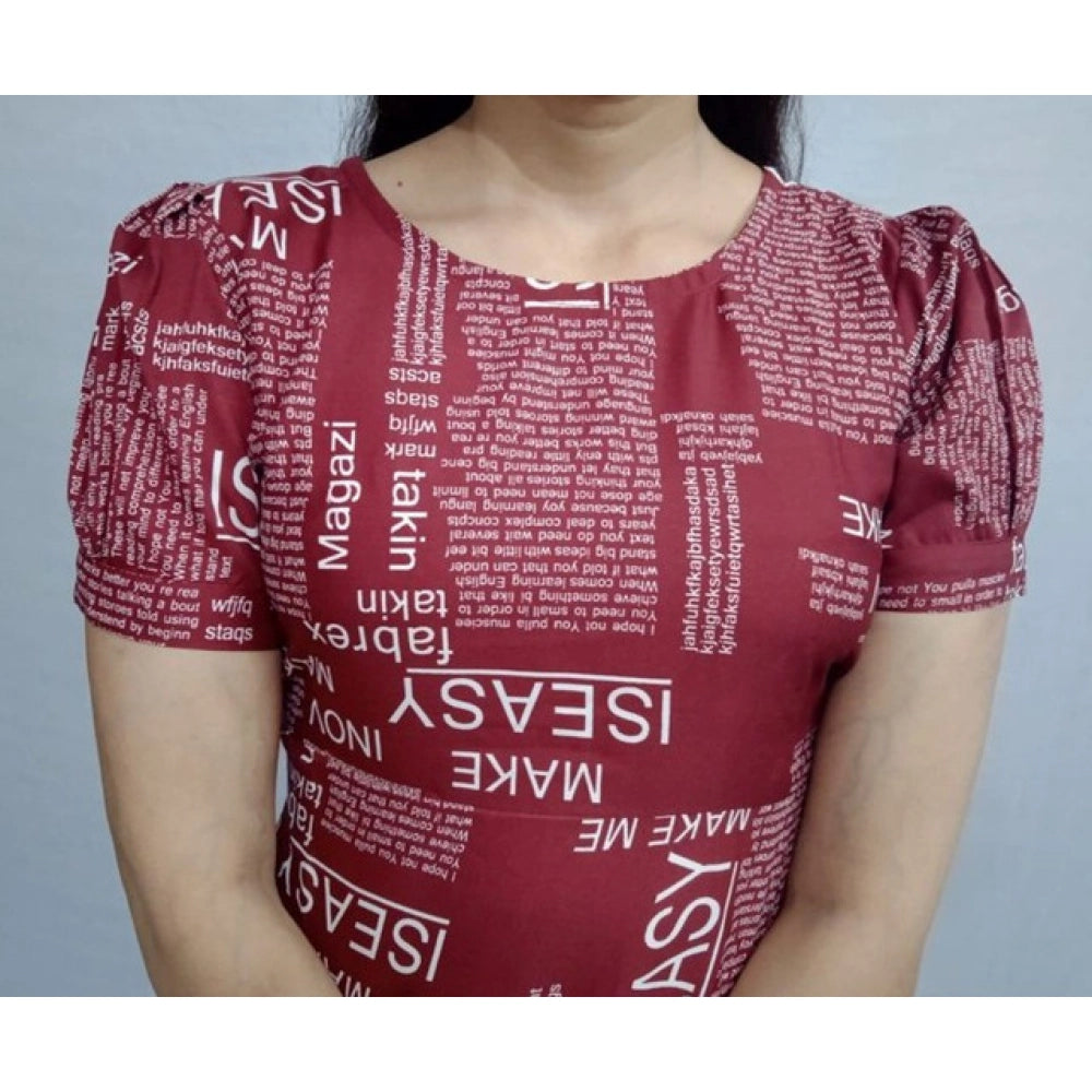 Maroon Dress 20 - Navura