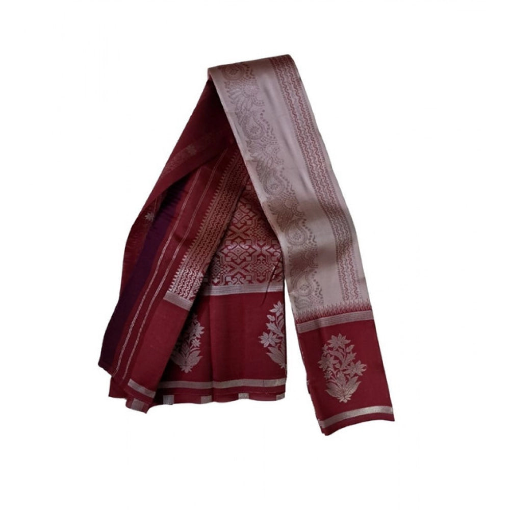 Women's Soft Silk Wooven Saree With Unstitched Blouse 5.5mtr (multicolor) | Women Signature Collection