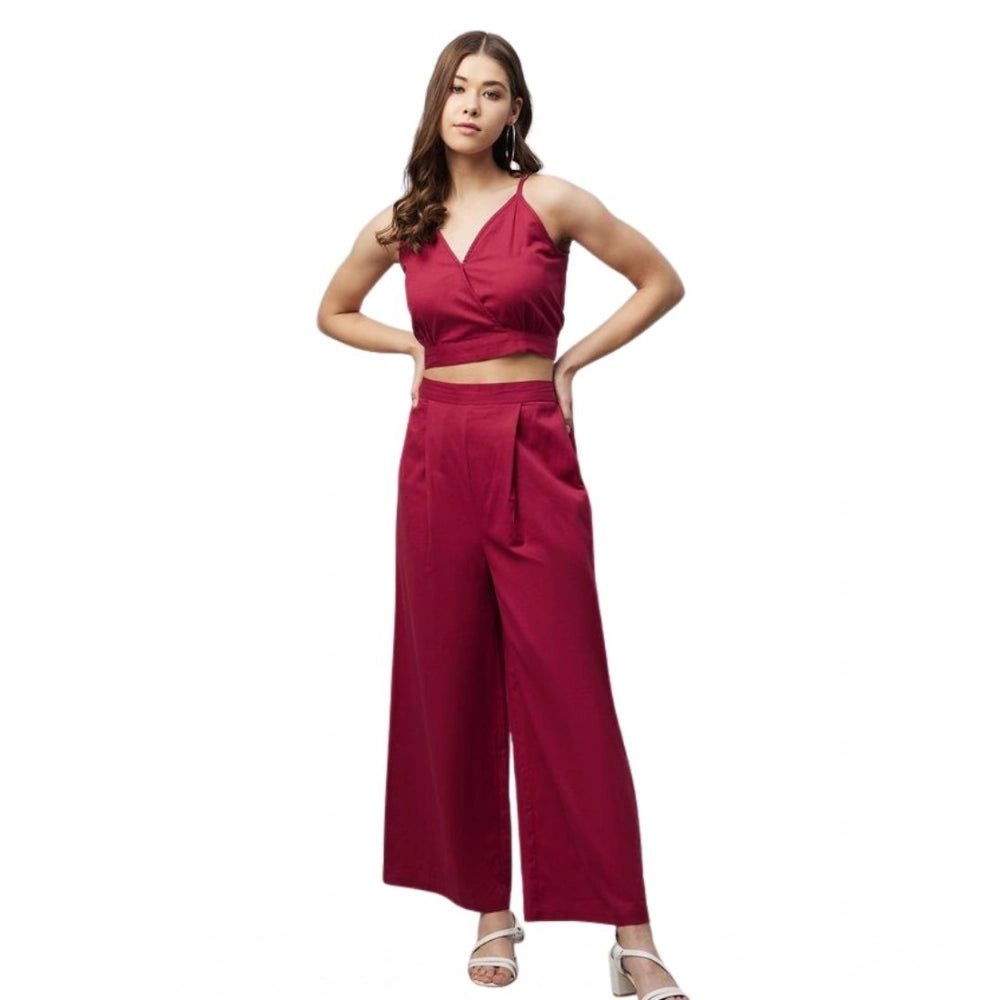 Maroon Co-Ord Set 2 - Navura