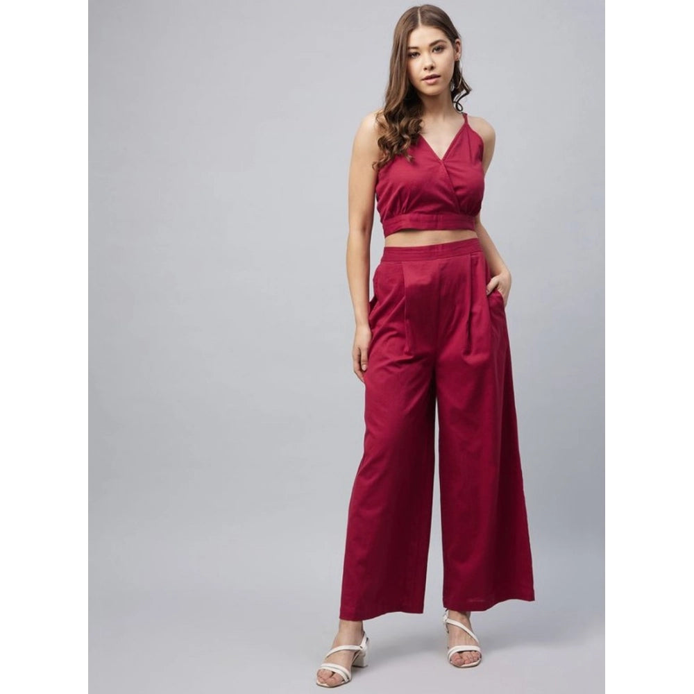 Maroon Co-Ord Set 2 - Navura