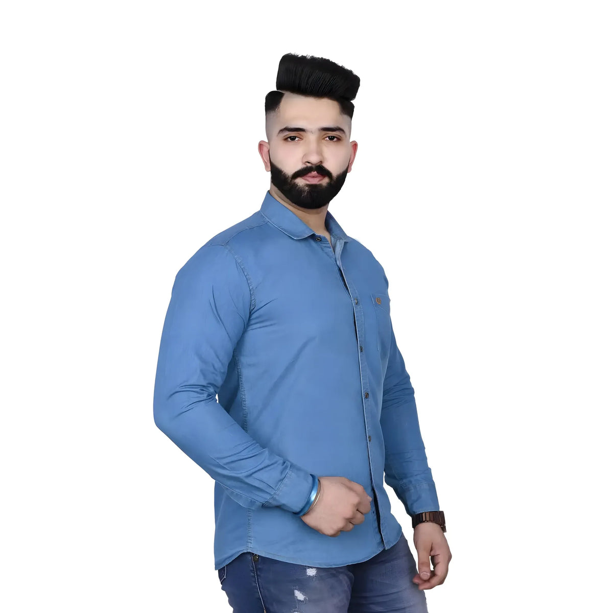 Seraya Washed Denim Shirt