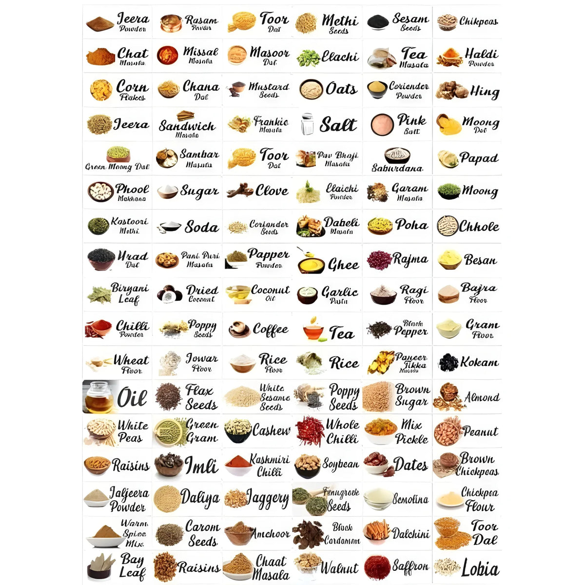 Prism Essential Pack of 2 Kitchen Masala Sticker