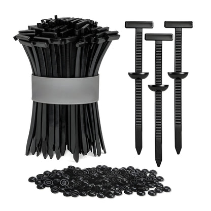 Onyx Essential Nylon 150 Pieces set Nylon Universal Cable Tie Buckle Set