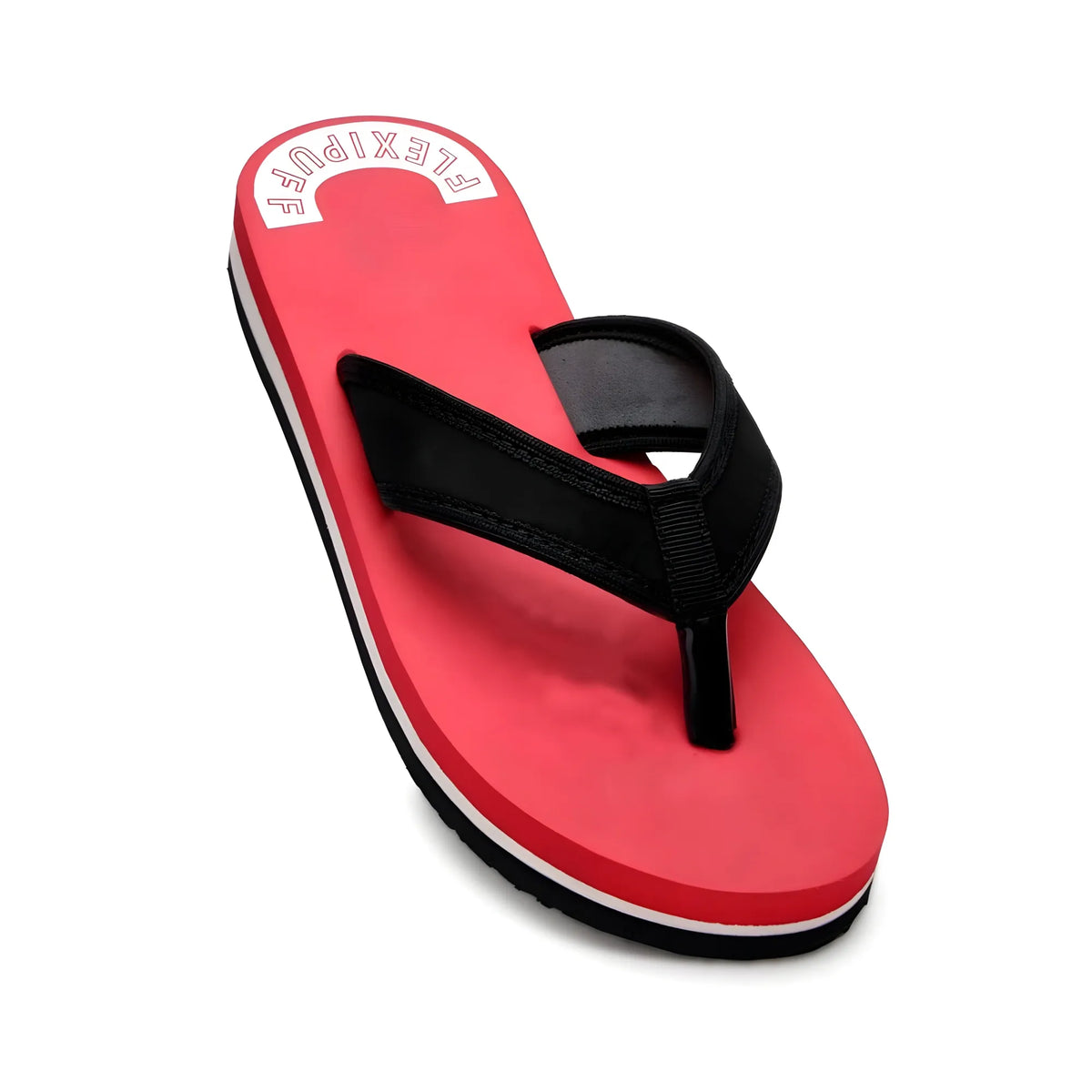Unisex Rubber Lightweight and Soft Women Slippers for a Cozy Step (Red)