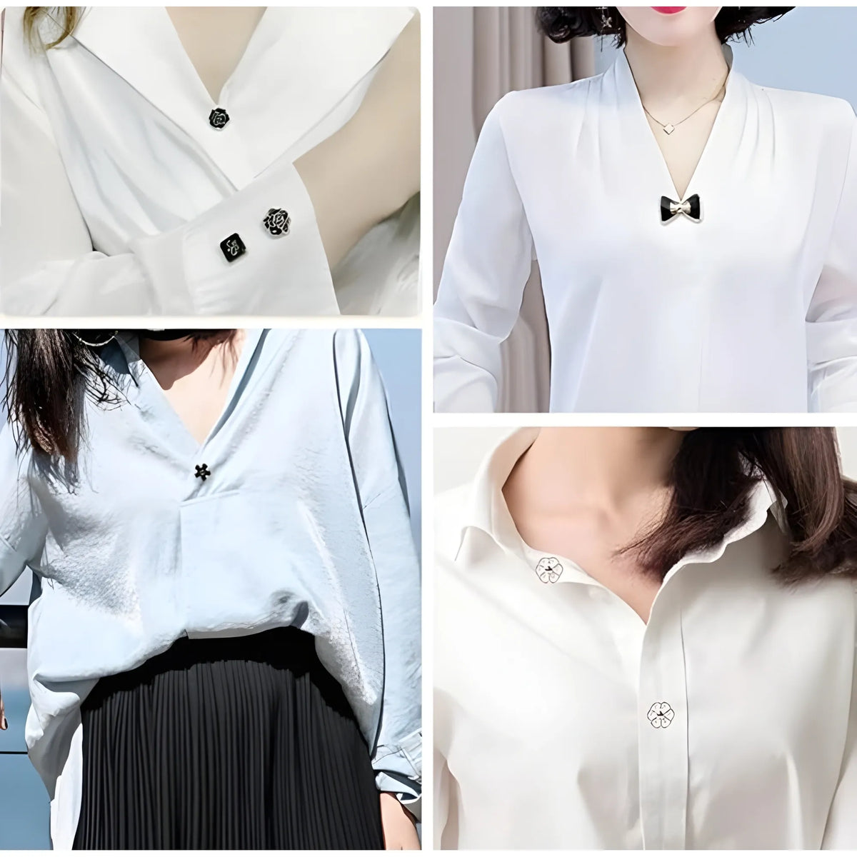 Prism Essential Pack of 2 Metal 20 Pieces Brooch Pin for Women Jeans Shirt Coat Dress Clothes Sweater Hat Bags Brooch