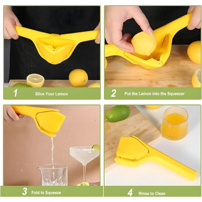 Saffron Essential Plastic Lemon Squeezer