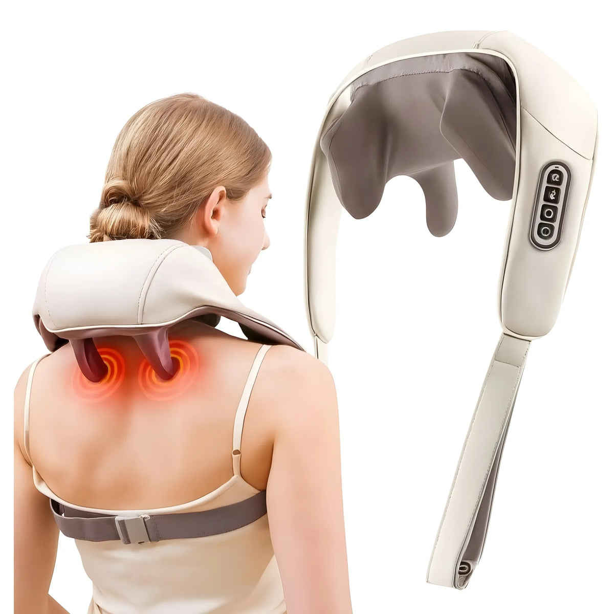 Slate Essential Faux Leather Neck Massager