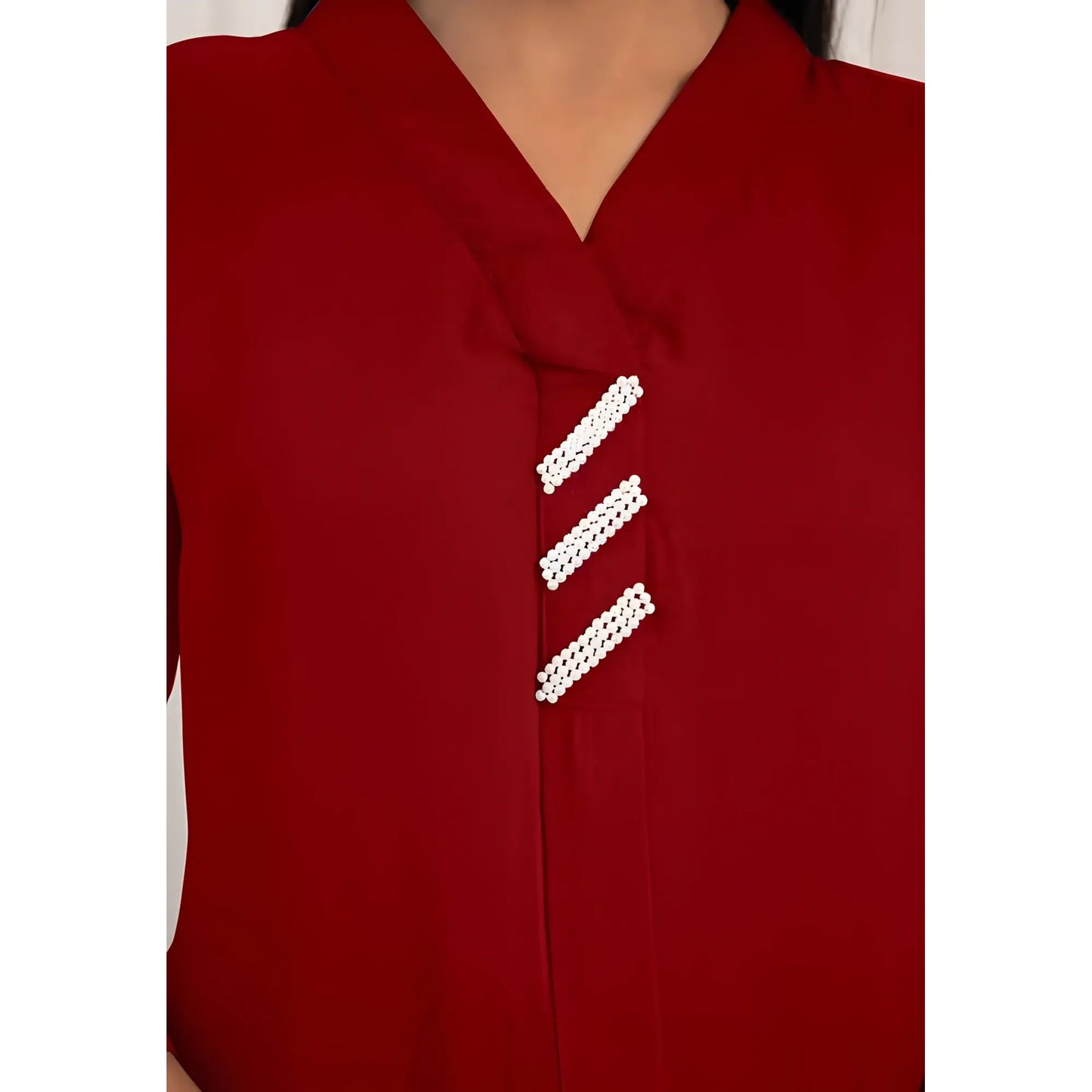 Estelle Solid Shirt Top