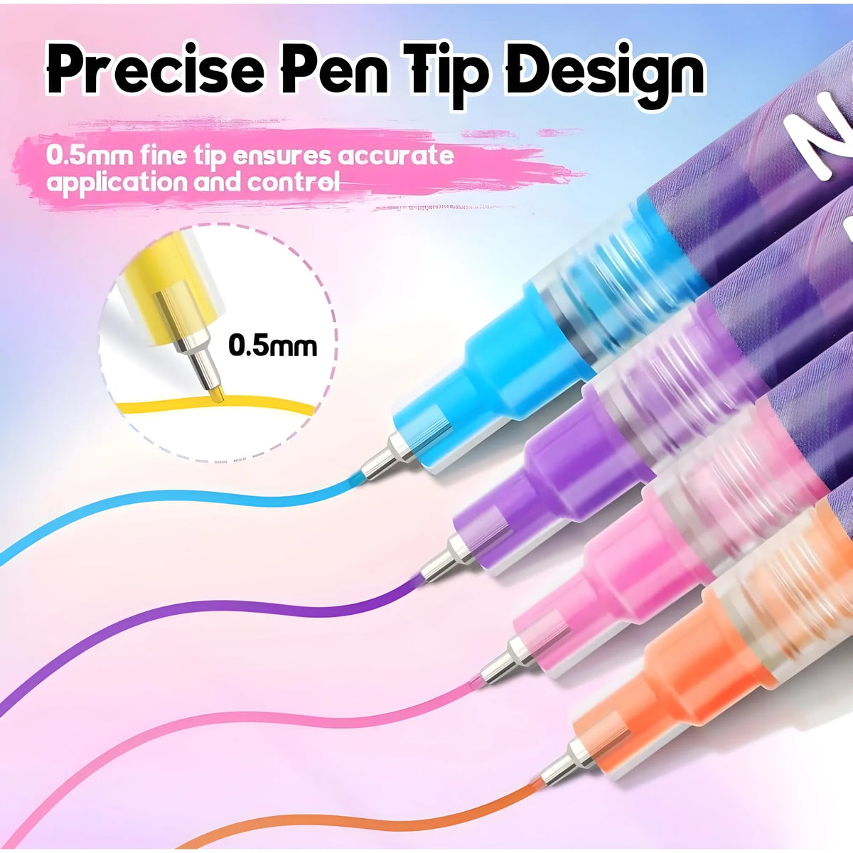 Prism Solid Plastic Nail Art Maker Pen