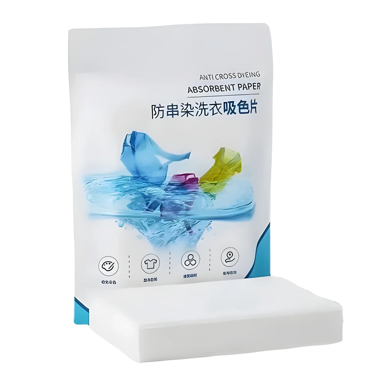 Pearl Essential Polyester Synthetic Fiber Fabric Color Absorber 50 Sheets