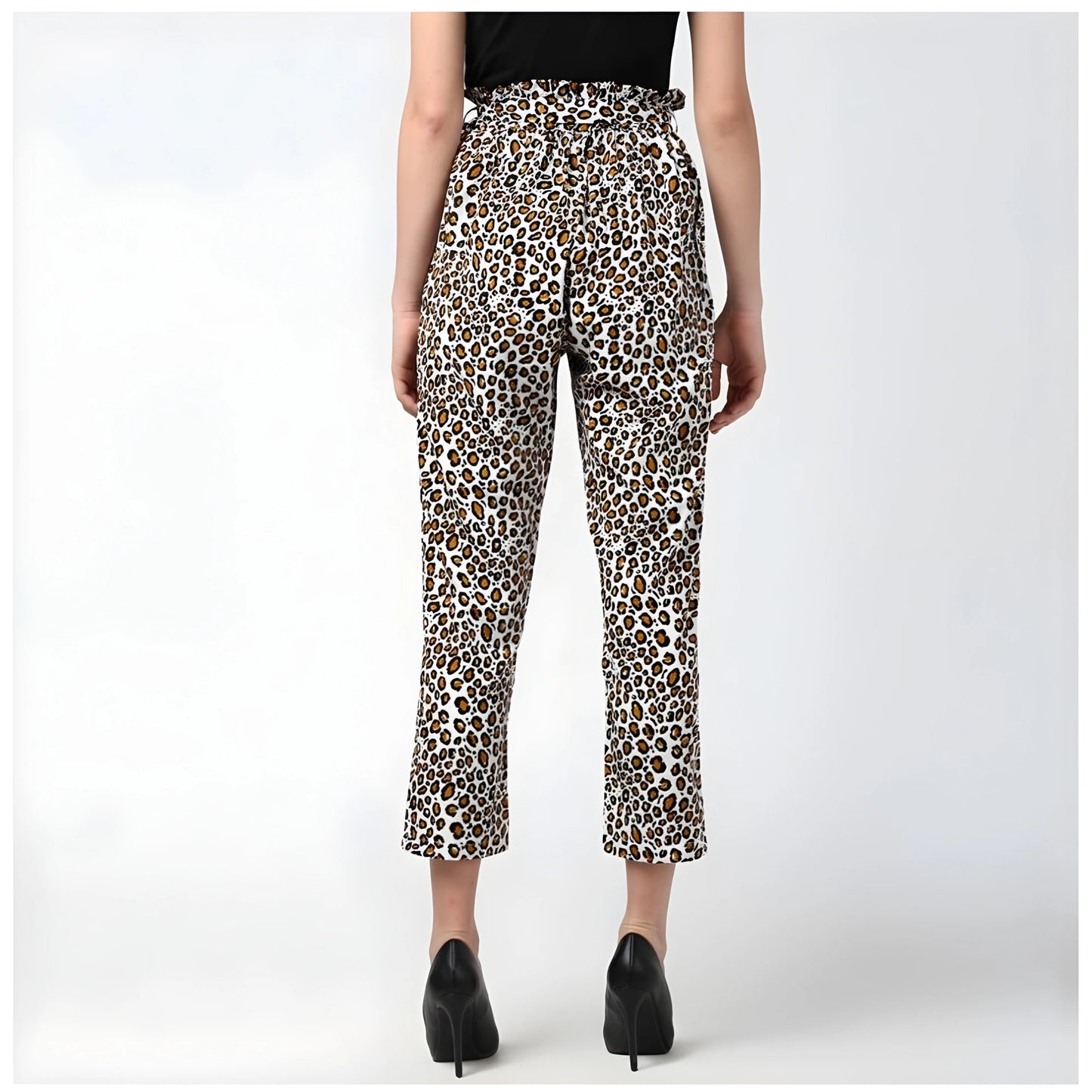 Vela Animal Print Trousers