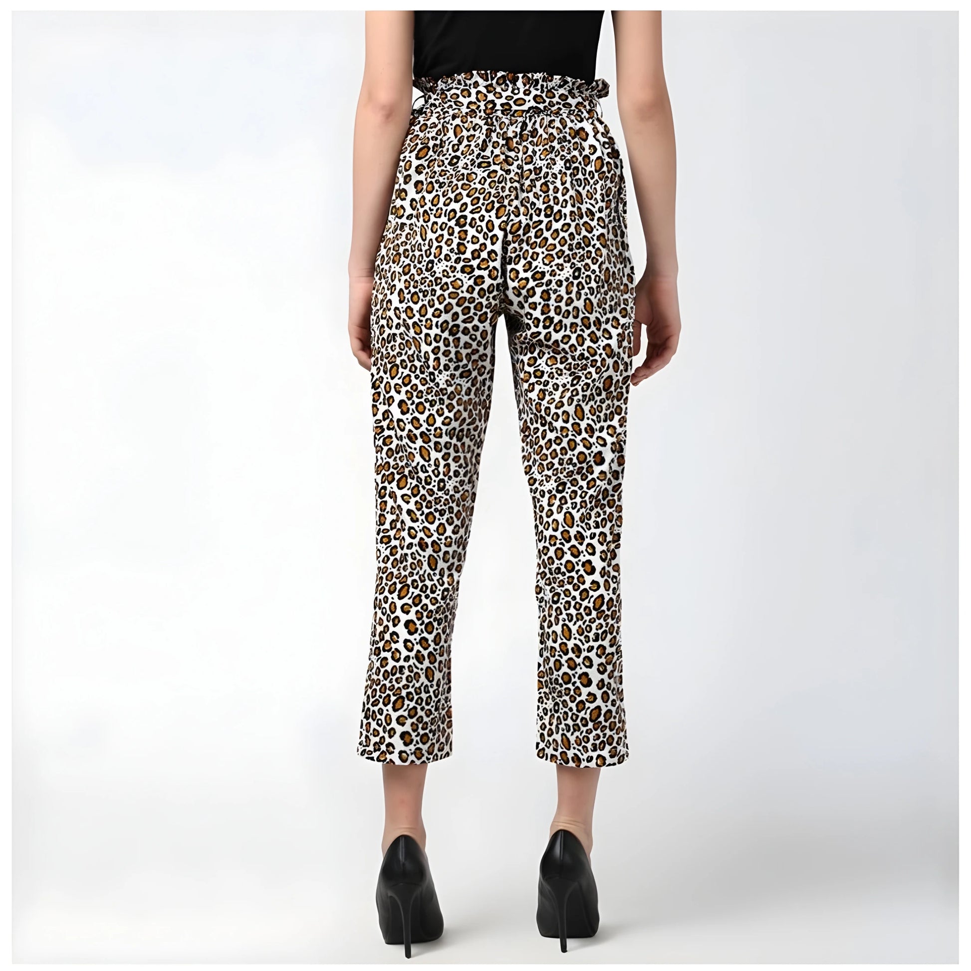 Vela Animal Print Trousers
