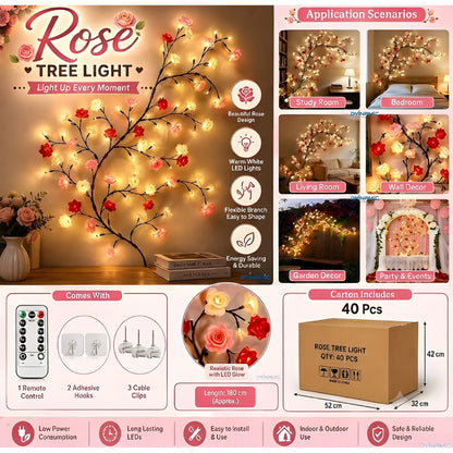 Prism Essential Plastic Rose Tree Light