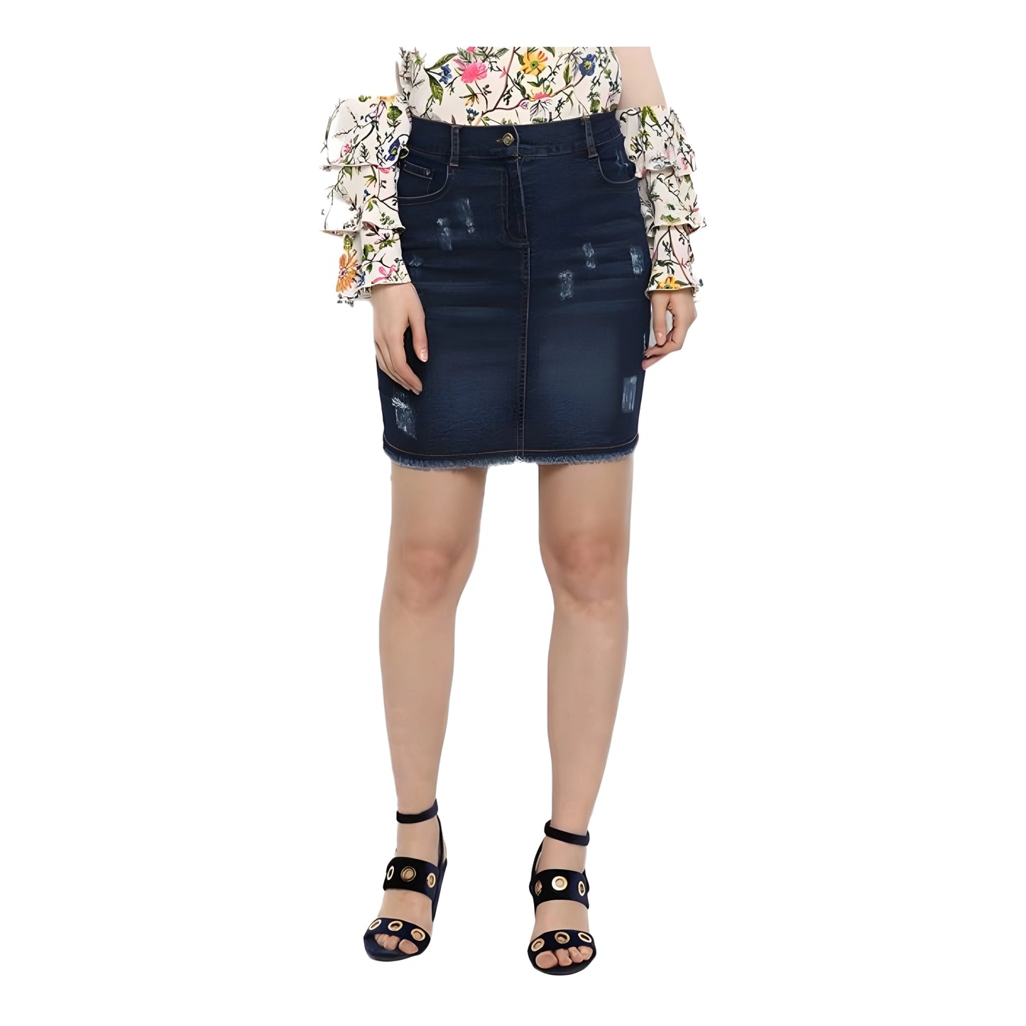 Briar Distressed Skirt